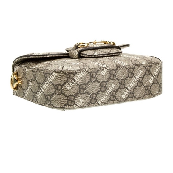 Gucci X Balenciaga Horsebit Crossbody Bag - Picture 4 of 5